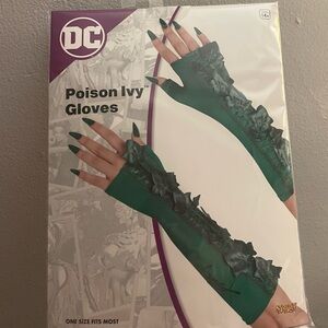 Poison Ivy gloves from spirit Halloween. Couldn’t return- brand never never worn